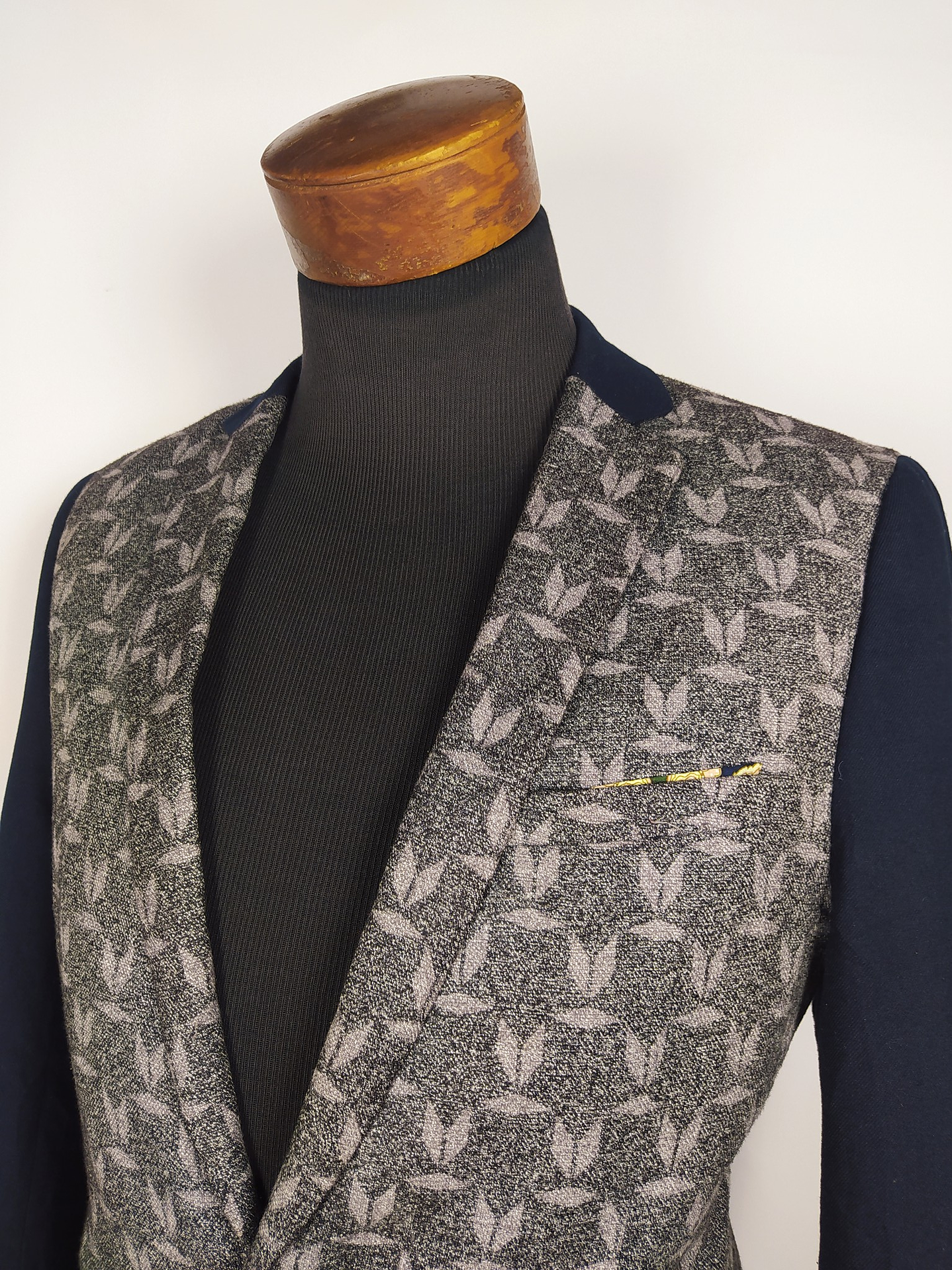 Blazer DIXX – Negro lana/poliéster – Talla S 5