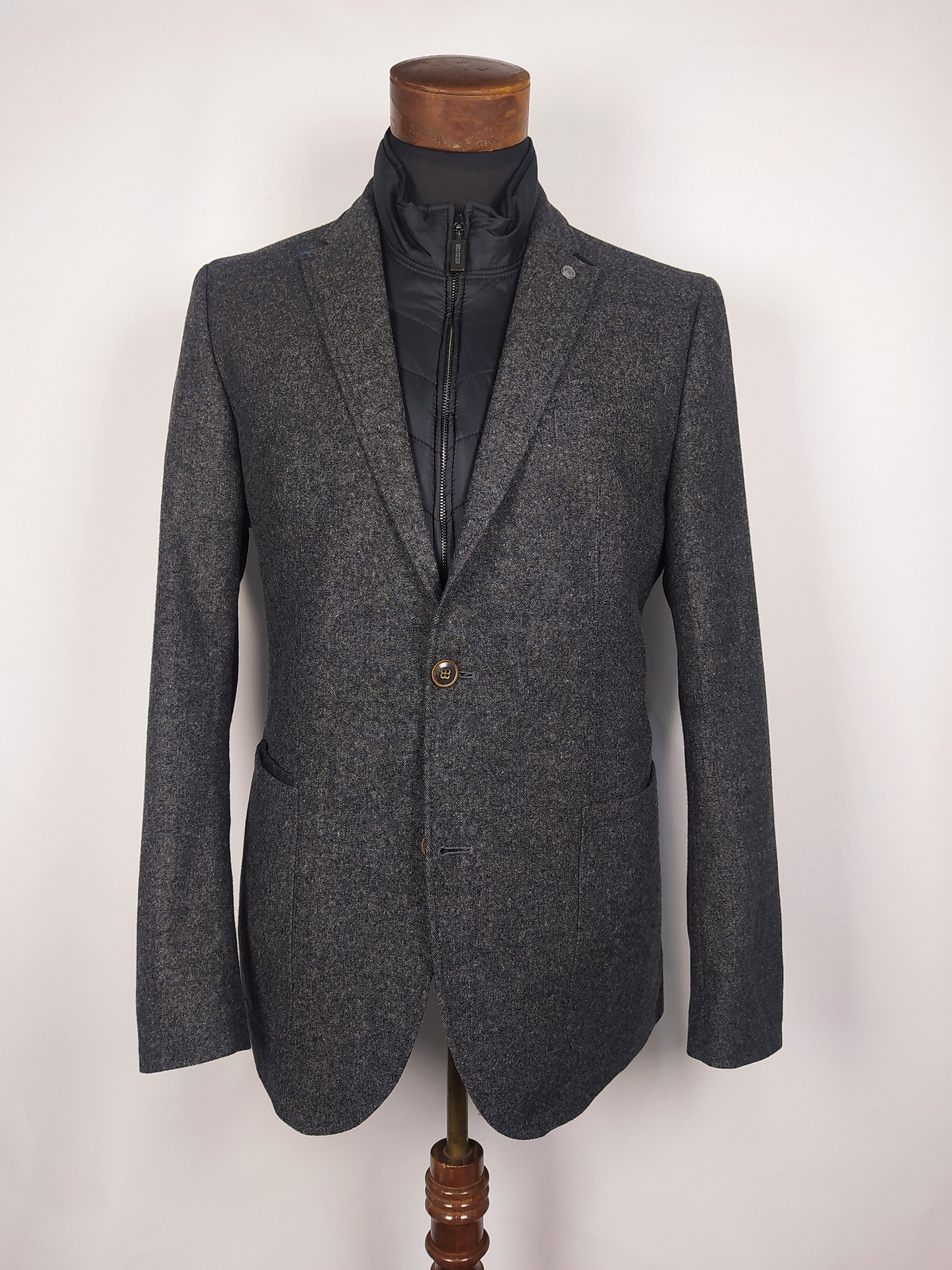 Blazer Club of Gents – Plomo pechera desmontable – Talla SM 3