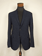 Blazer Carl Gross – Azul microcuadro – Talla M - Miniatura 1