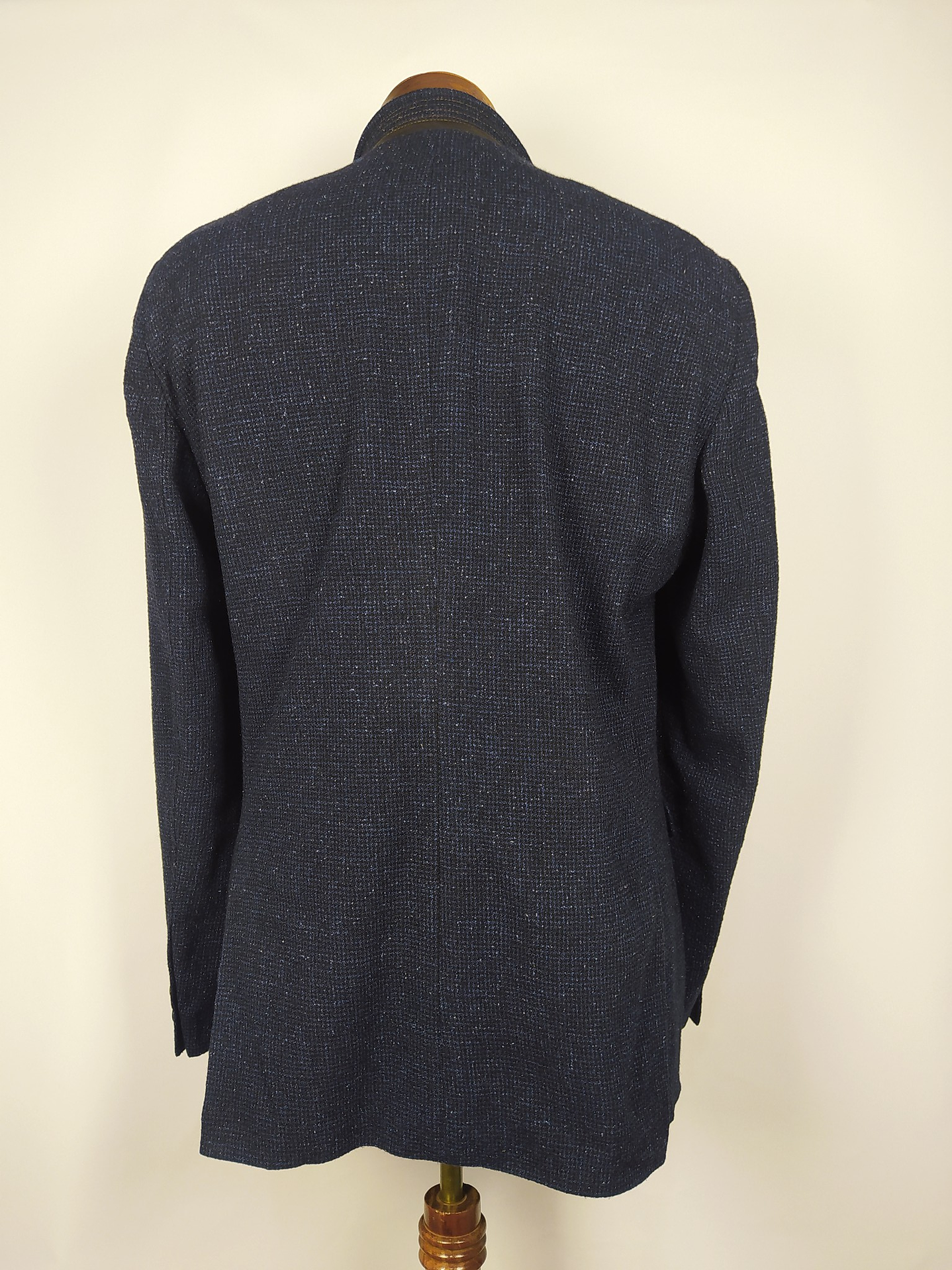 Blazer Carl Gross – Azul microcuadro – Talla M 5