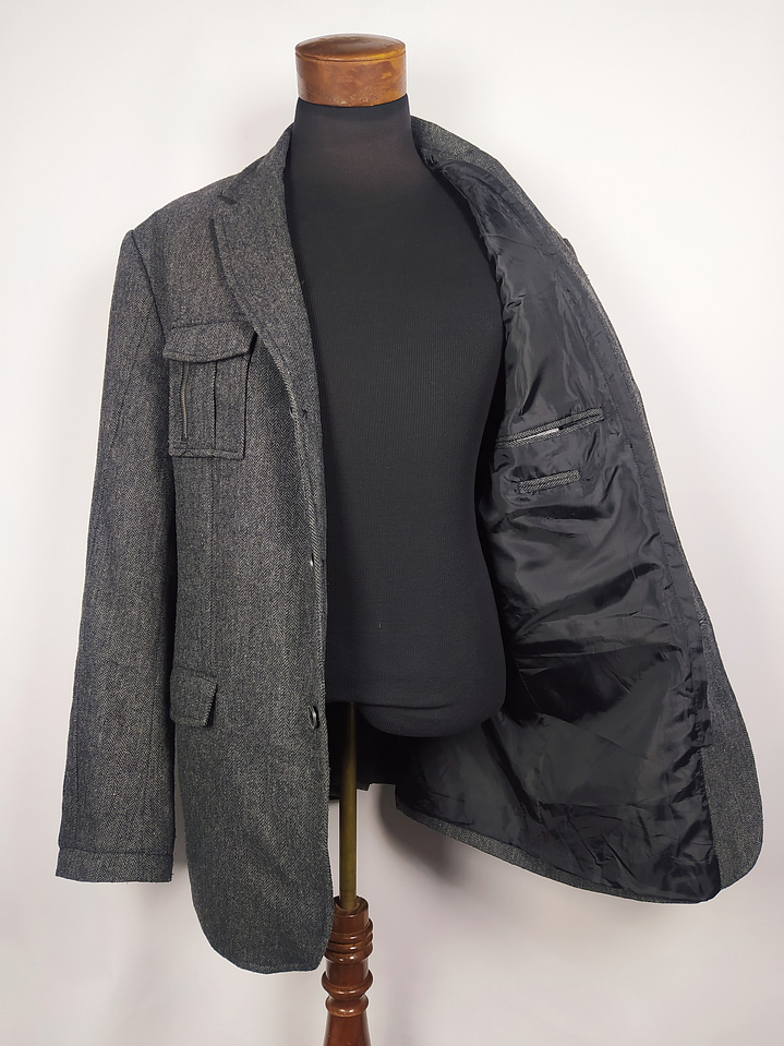 Blazer A. Litrico – Chaqueta plomo – Talla XL 1