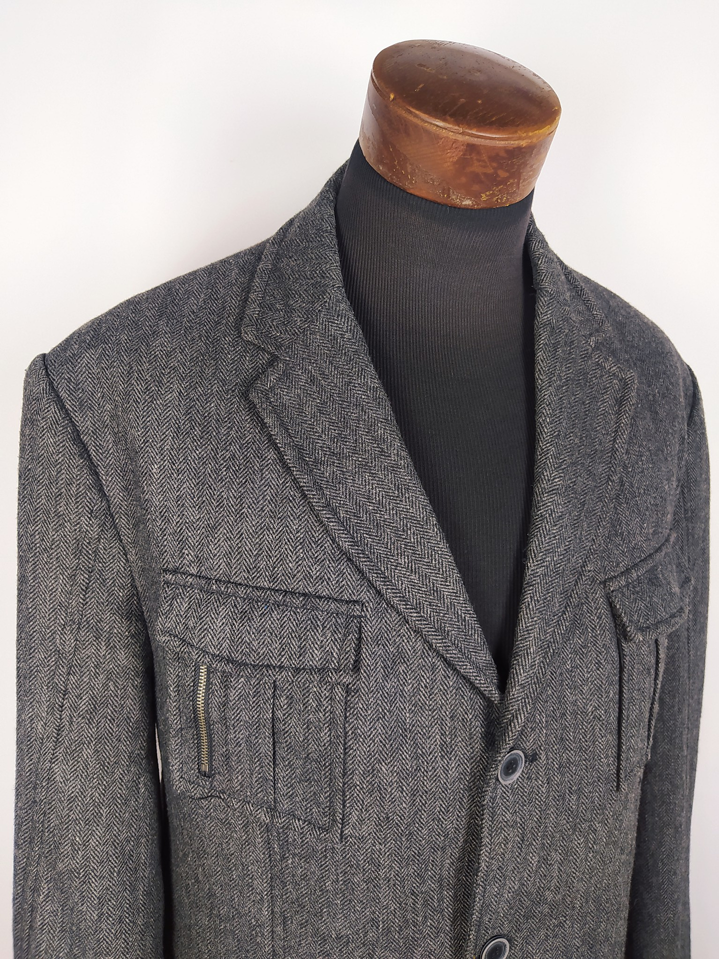 Blazer A. Litrico – Chaqueta plomo – Talla XL 2