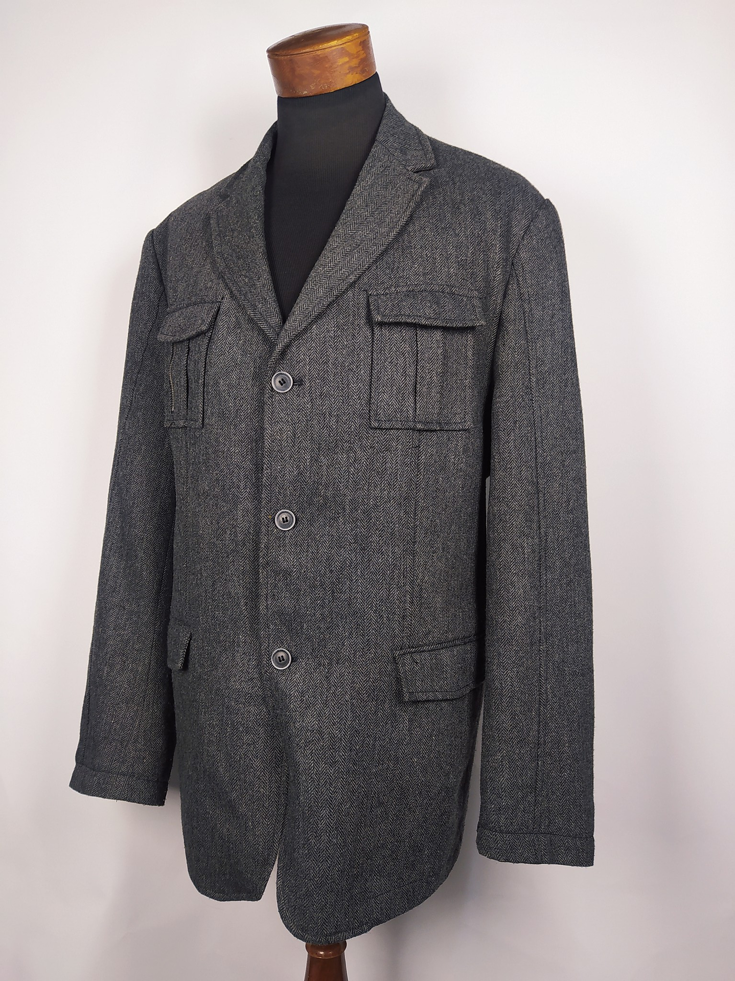 Blazer A. Litrico – Chaqueta plomo – Talla XL 3