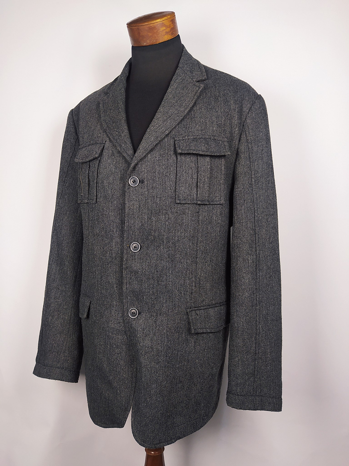 Blazer A. Litrico – Chaqueta plomo – Talla XL 3