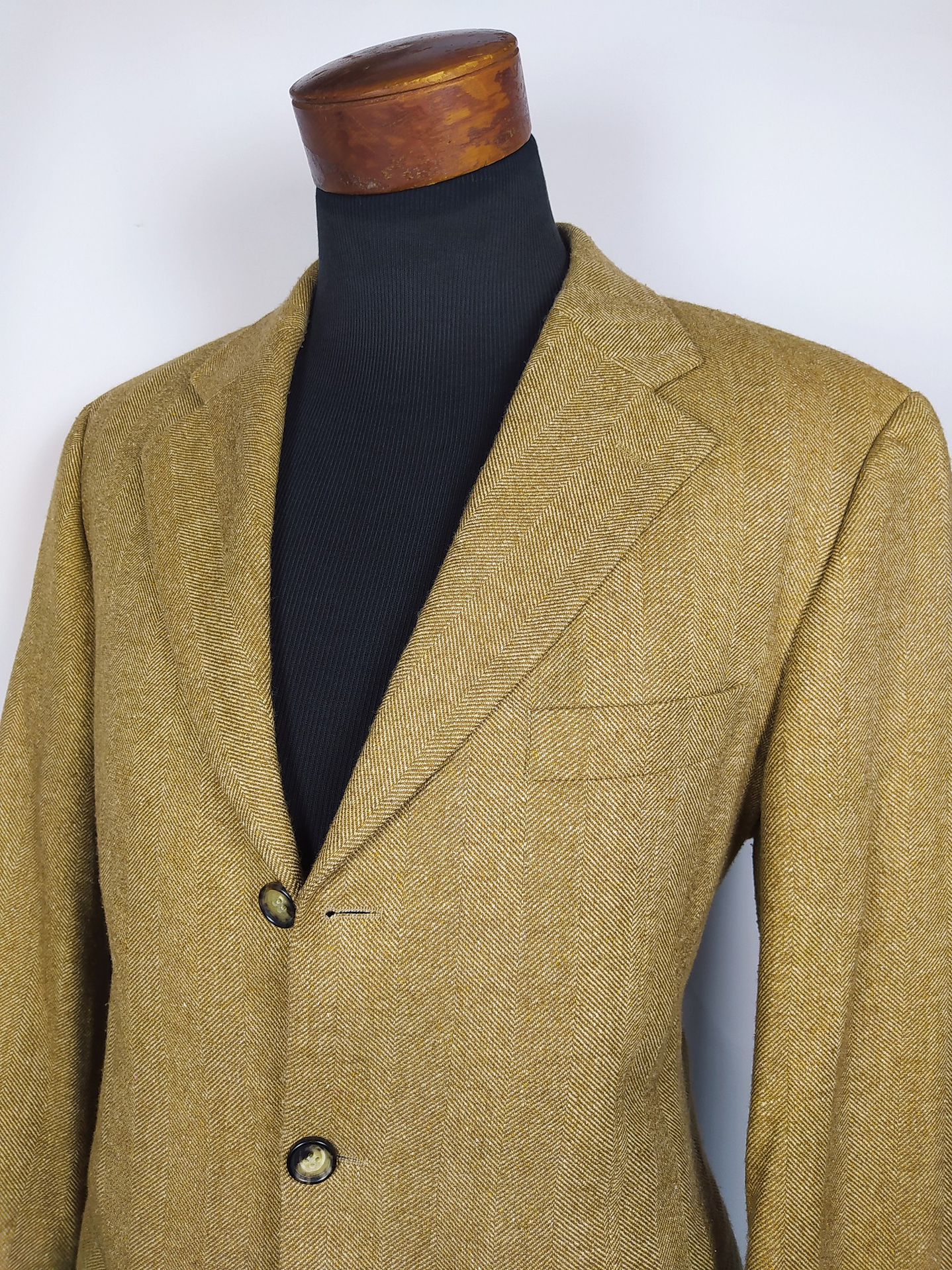 Blazer Hugo Boss – Camel espiga mezcla fina – Talla LXL 2
