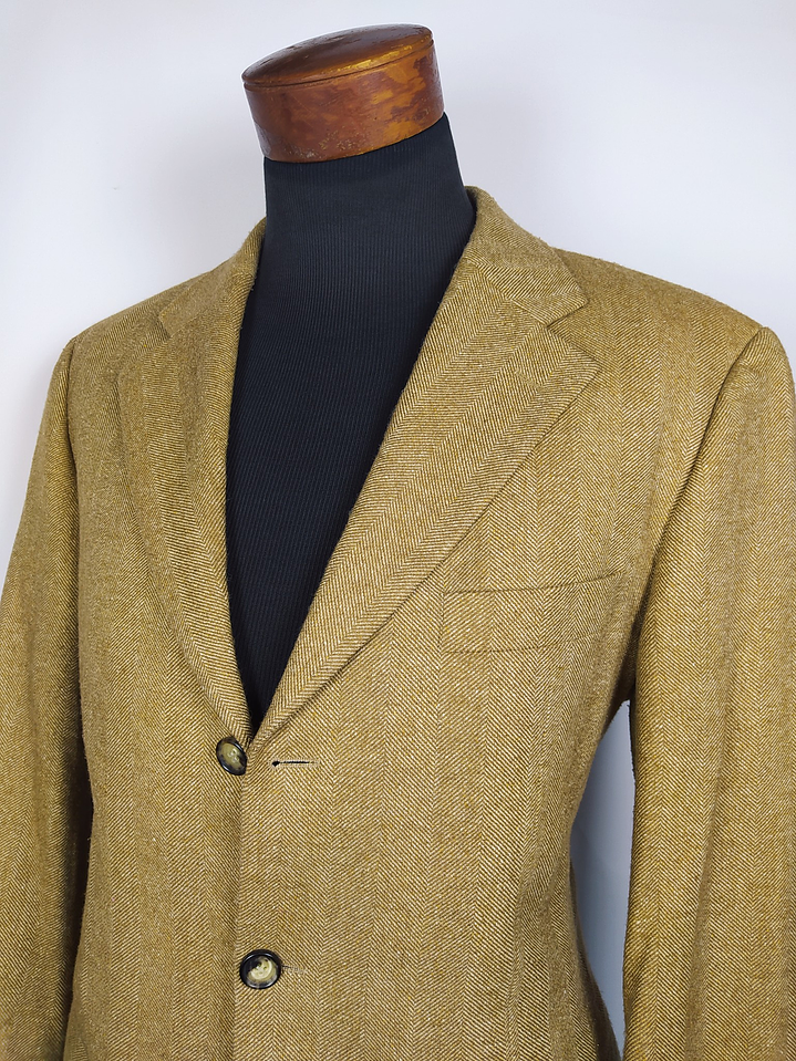 Blazer Hugo Boss – Camel espiga mezcla fina – Talla LXL 2