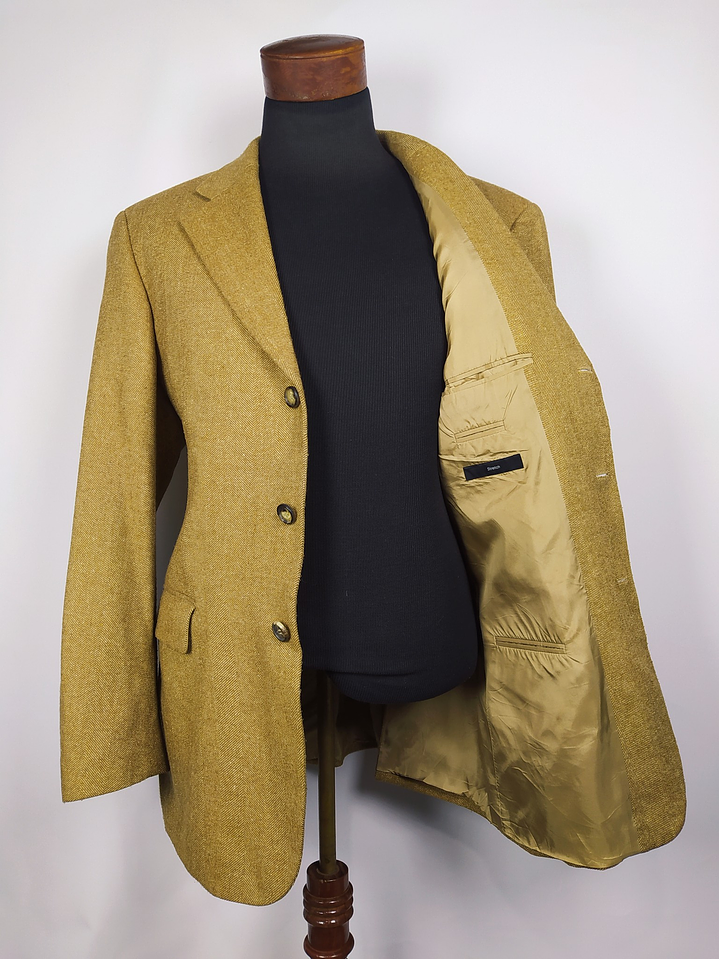 Blazer Hugo Boss – Camel espiga mezcla fina – Talla LXL 4