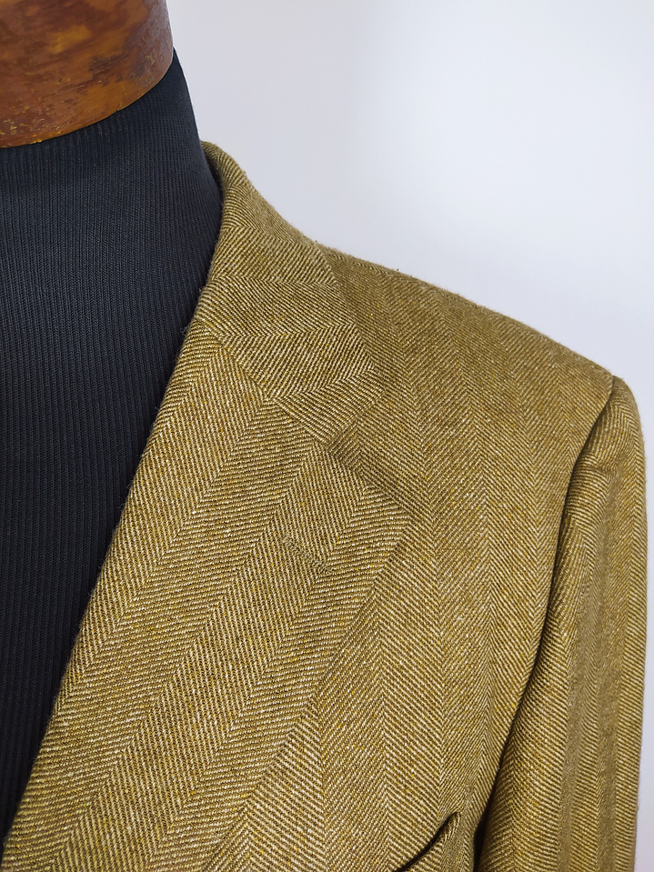 Blazer Hugo Boss – Camel espiga mezcla fina – Talla LXL 7