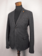 Blazer Hugo Boss – Plomo raya elegante – Talla M - Miniatura 5