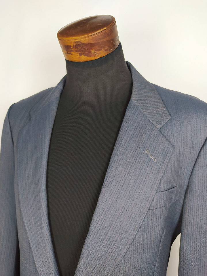 Christian Dior Monsieur – Blazer azul acero vintage premium | Paris–New York | Talla M 5