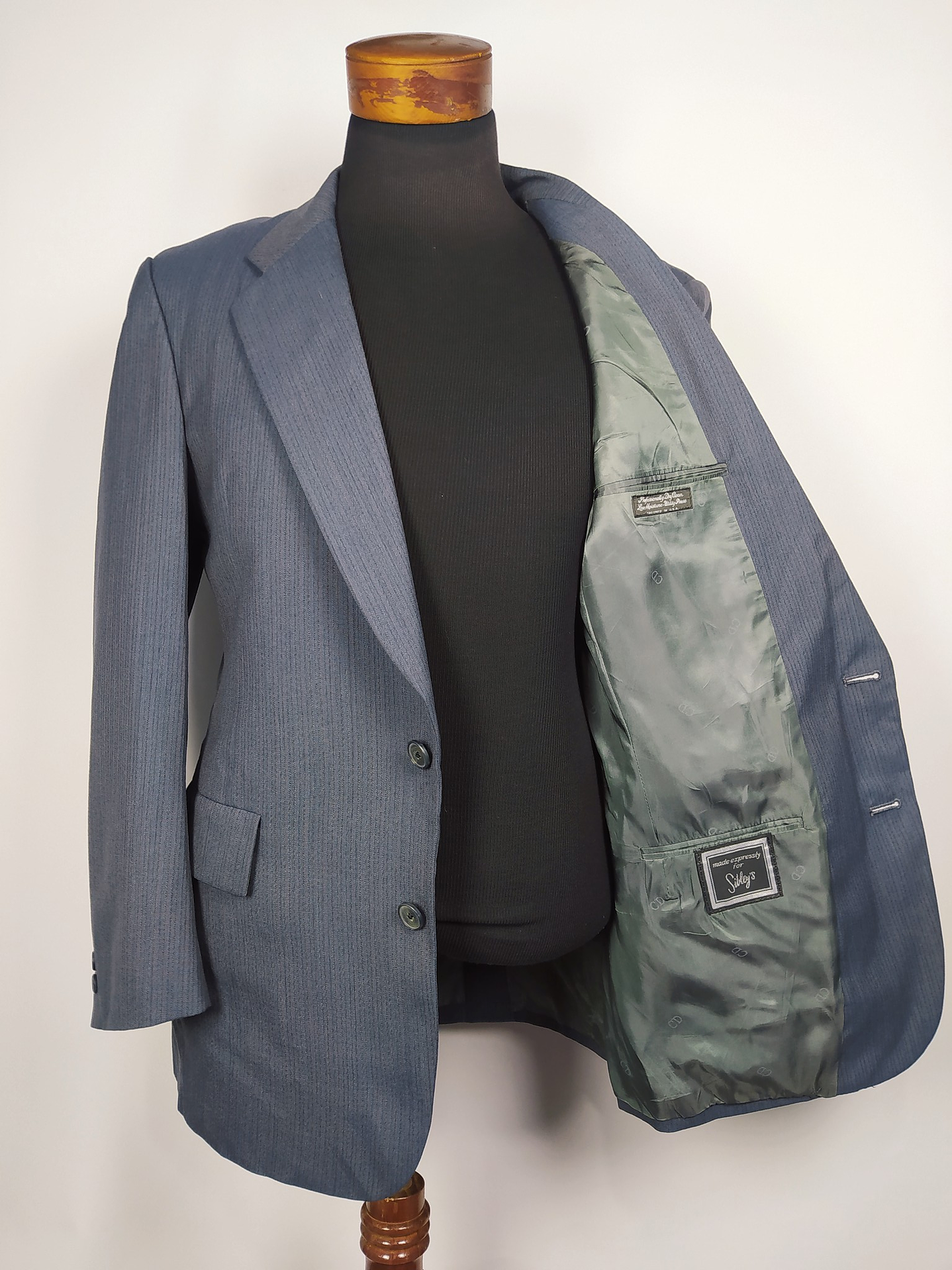 Christian Dior Monsieur – Blazer azul acero vintage premium | Paris–New York | Talla M 9