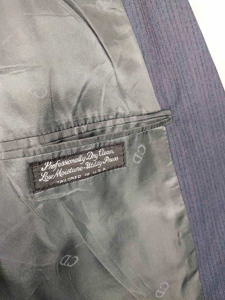 Christian Dior Monsieur – Blazer azul acero vintage premium | Paris–New York | Talla M 13
