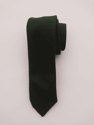 Corbata Creation Jacques lana verde – Francia (Slim)