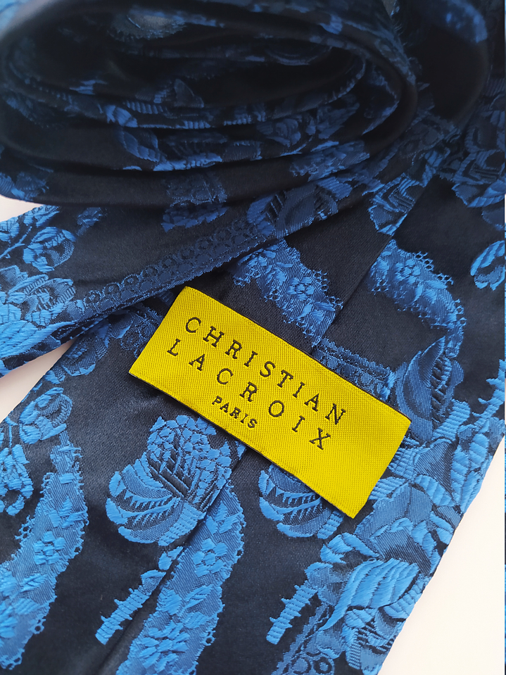Corbata Christian Lacroix artística – Seda (Clásica) 2