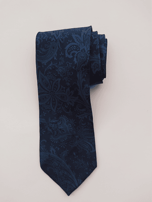 Corbata Armani paisley burdeos – Seda (Clásica premium)
