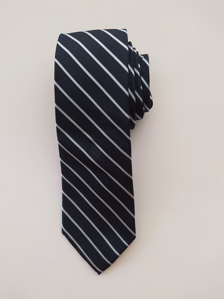 Corbata Paul Rosen azul navy – Seda (Clásica) 1