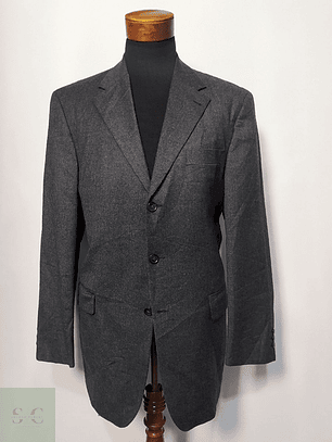 Blazer / Vestón Callegari Plomo – Lana Virgen – Talla XL