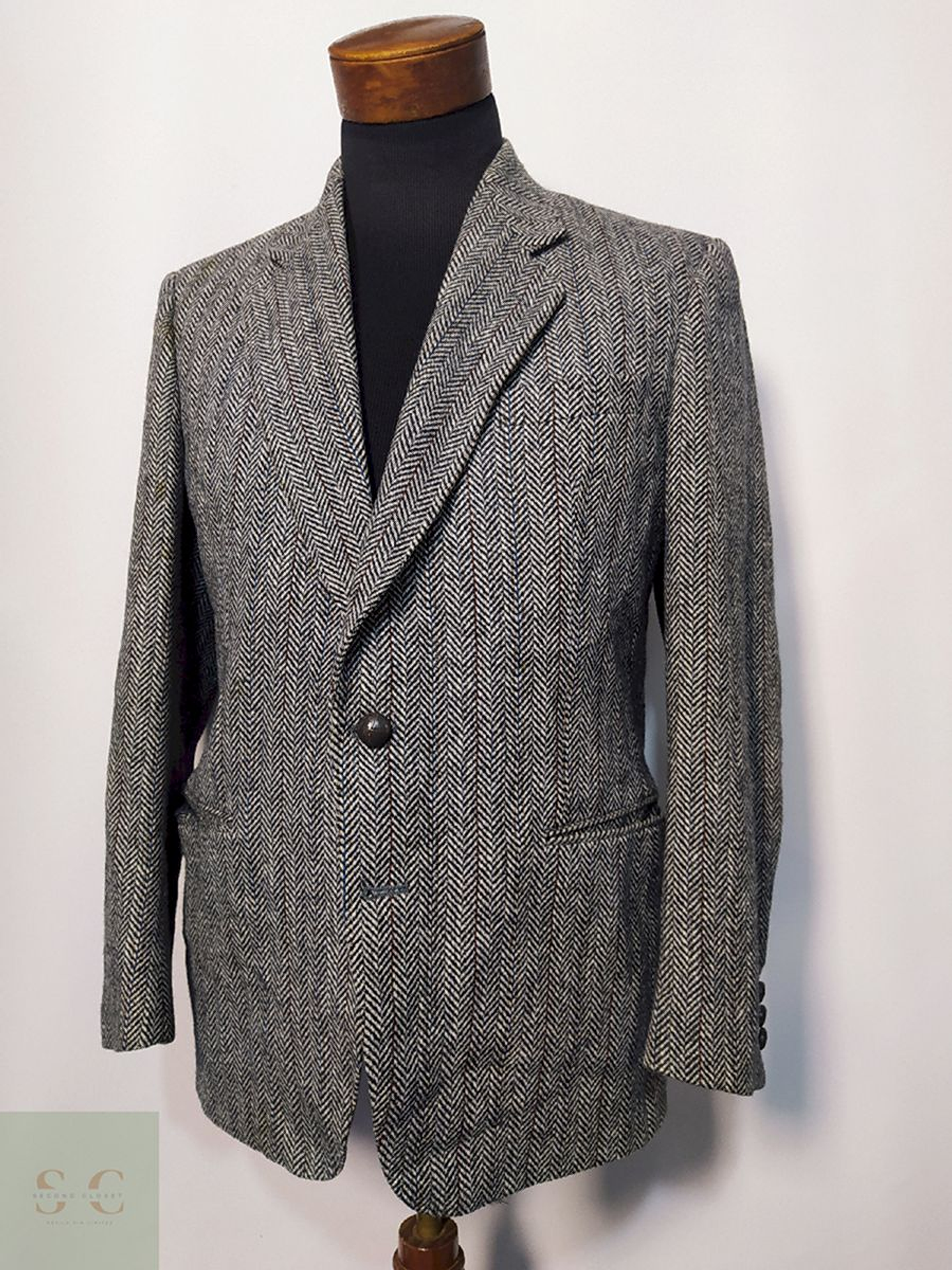 Blazer / Vestón Espiga – Tweed Grueso – Talla M 2