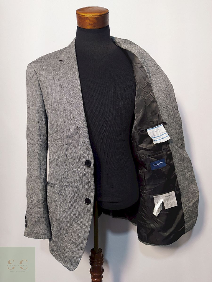 Blazer / Vestón Gilbert Espiga Gris – Talla XXL 1