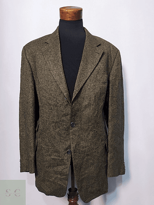Blazer / Vestón Canda Café – Talla XXL