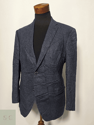 Blazer / Vestón Roy Robson Azul Delgado – Talla L
