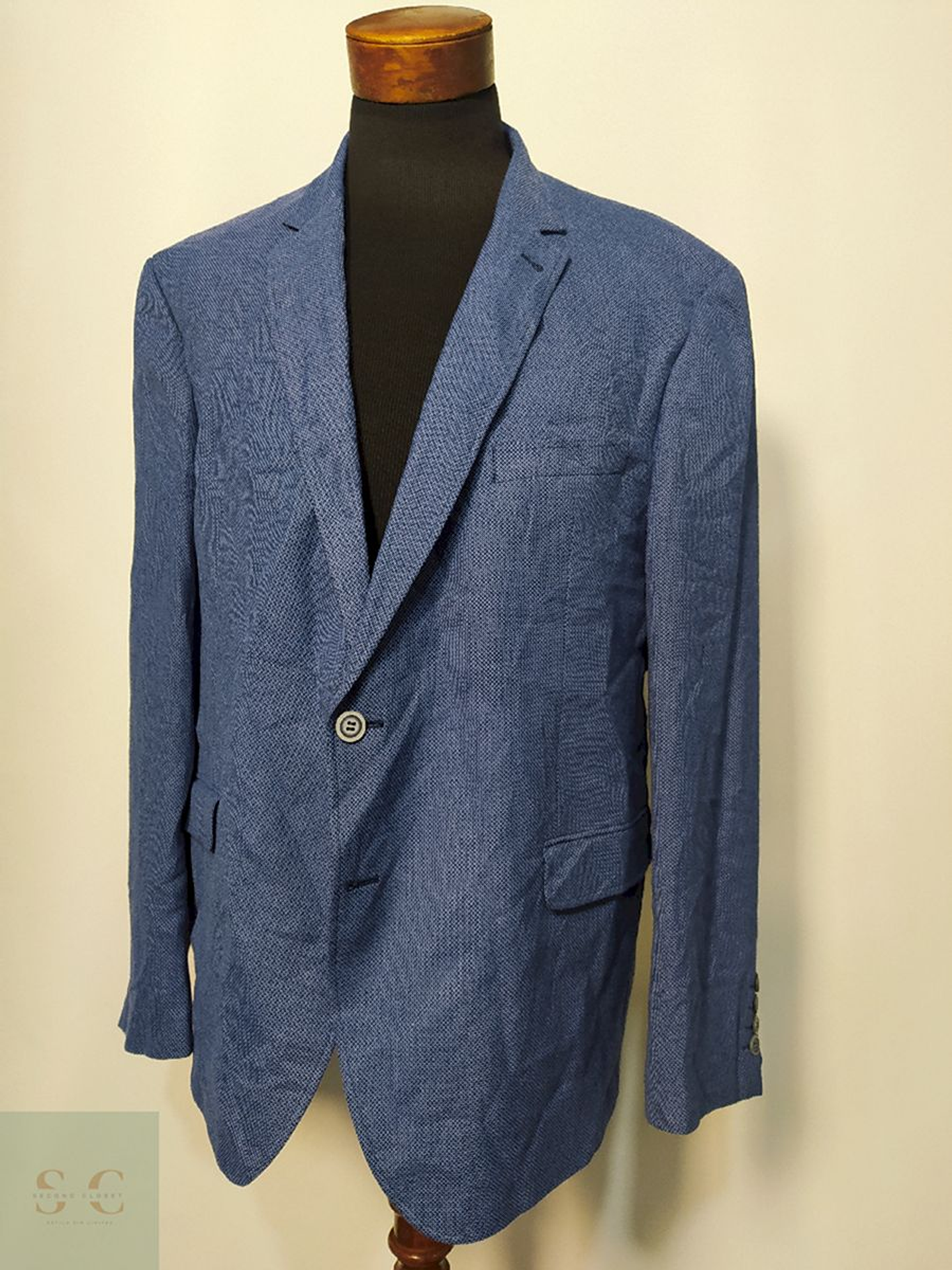 Blazer / Vestón Digel Celeste Delgado – Talla XXL 1