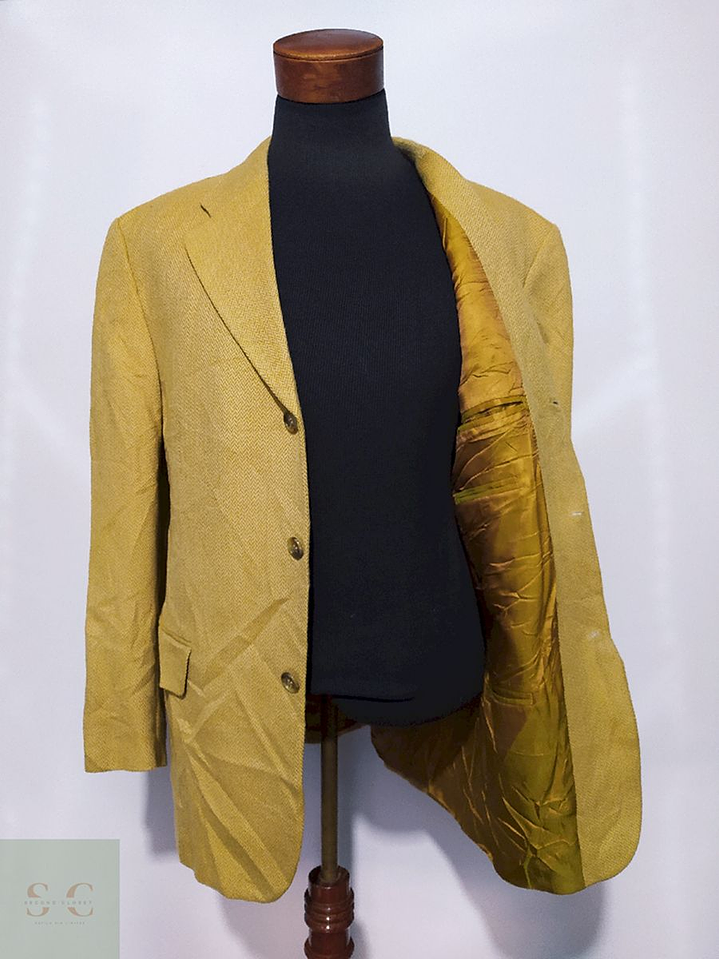 Blazer / Vestón Mostaza – Talla L 1