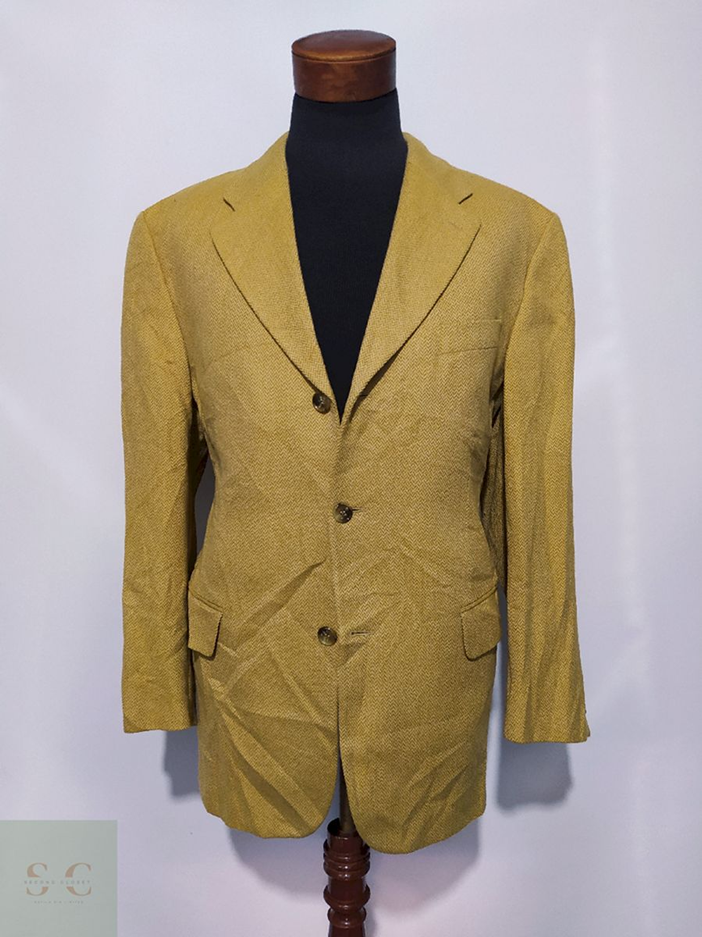 Blazer / Vestón Mostaza – Talla L 2