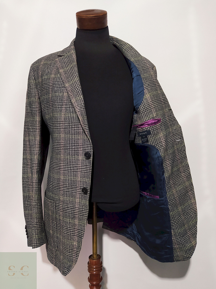 Blazer Gant Lana y cashmere Gris – Talla L 3