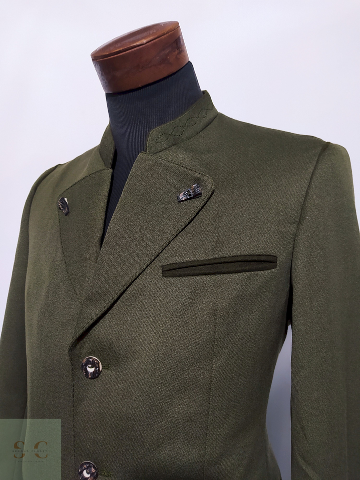 Blazer Loden Fink Verde Austriaco - – Talla S 4