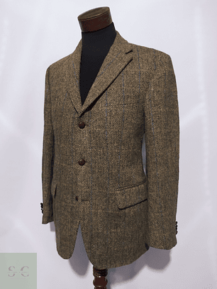Blazer Harris Tweed - Café – Talla M
