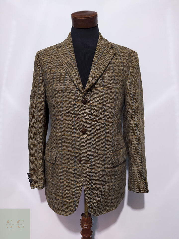 Blazer Harris Tweed - Café – Talla M 2