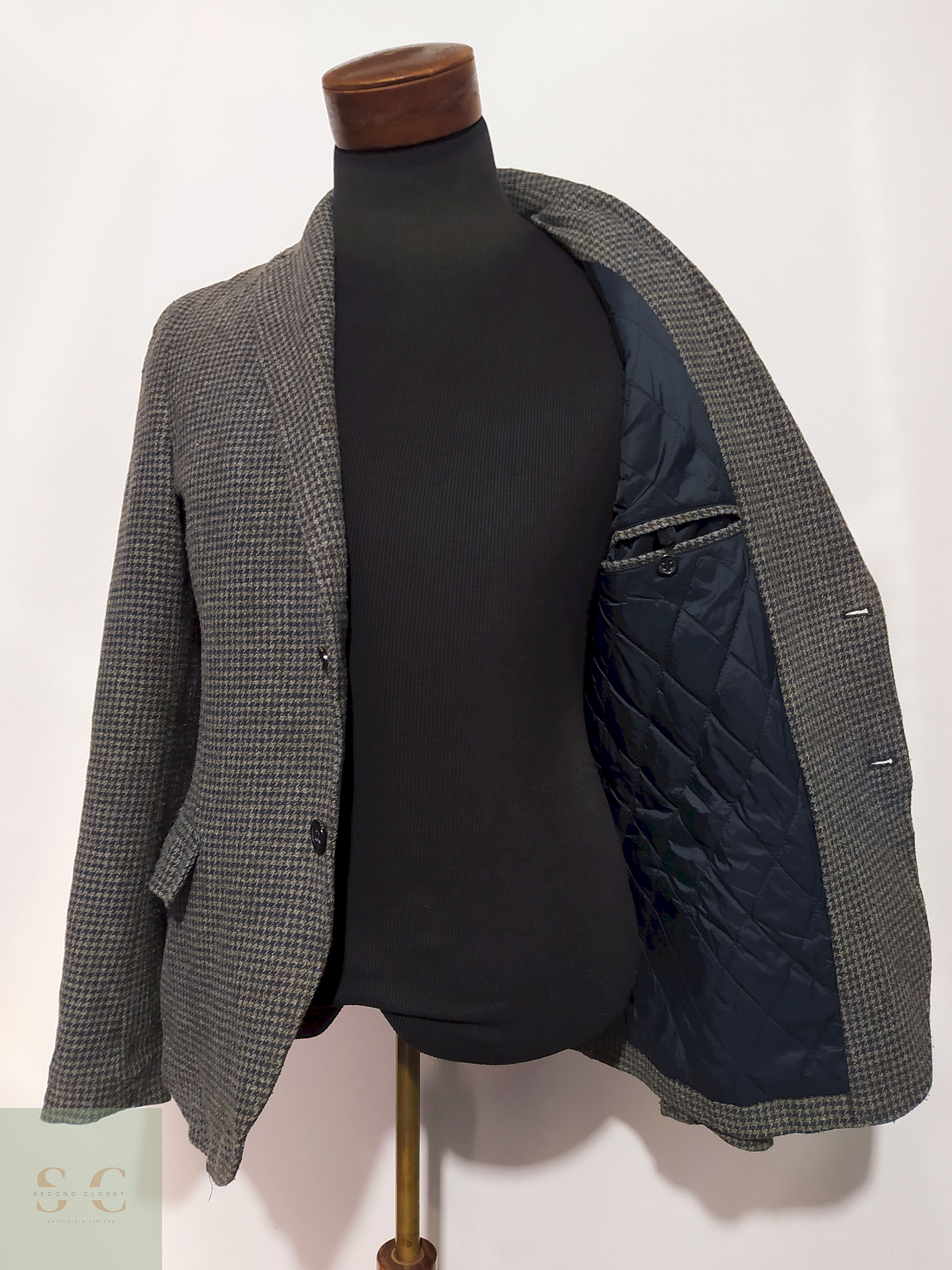 Blazer Benetton - Gris – Talla S Slim Fit 2