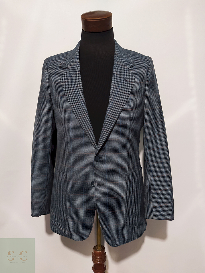 Blazer Clásico - Lana Virgen - Celeste – Talla S 1