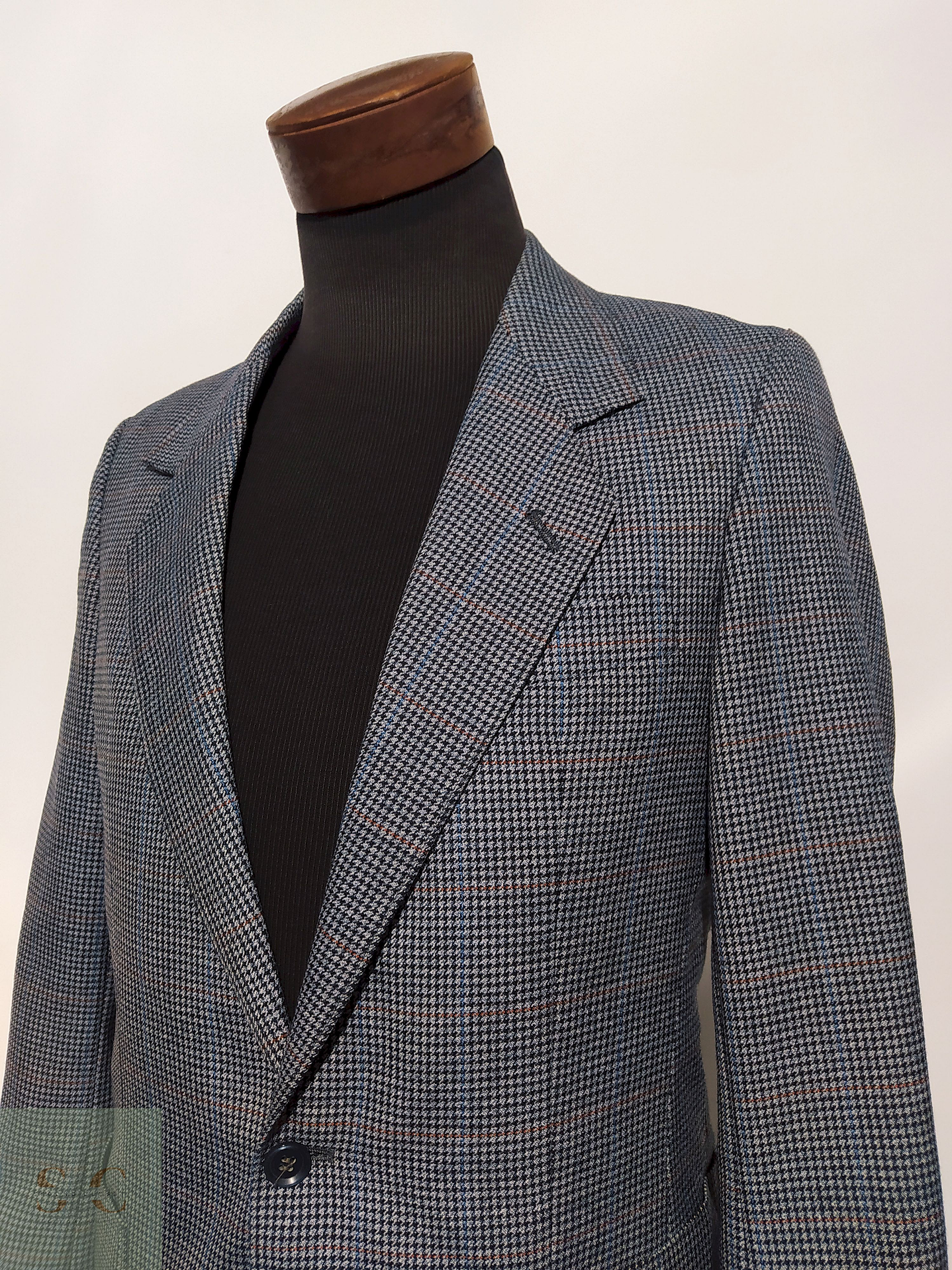 Blazer Clásico - Lana Virgen - Celeste – Talla S 3