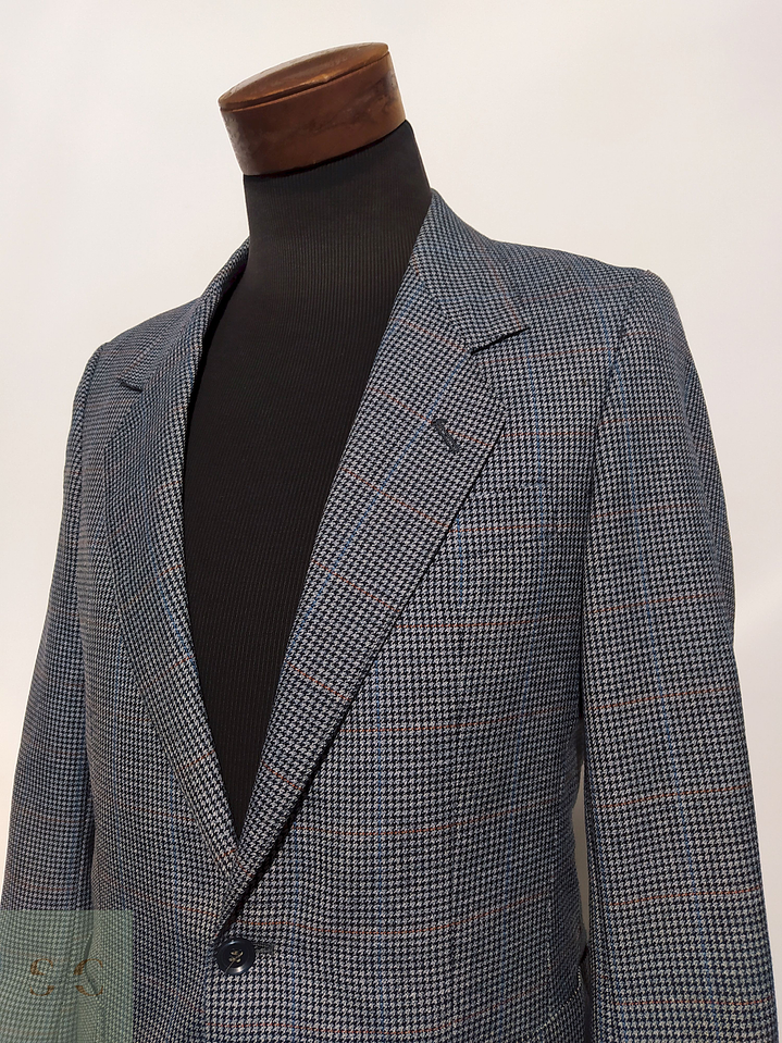 Blazer Clásico - Lana Virgen - Celeste – Talla S 3