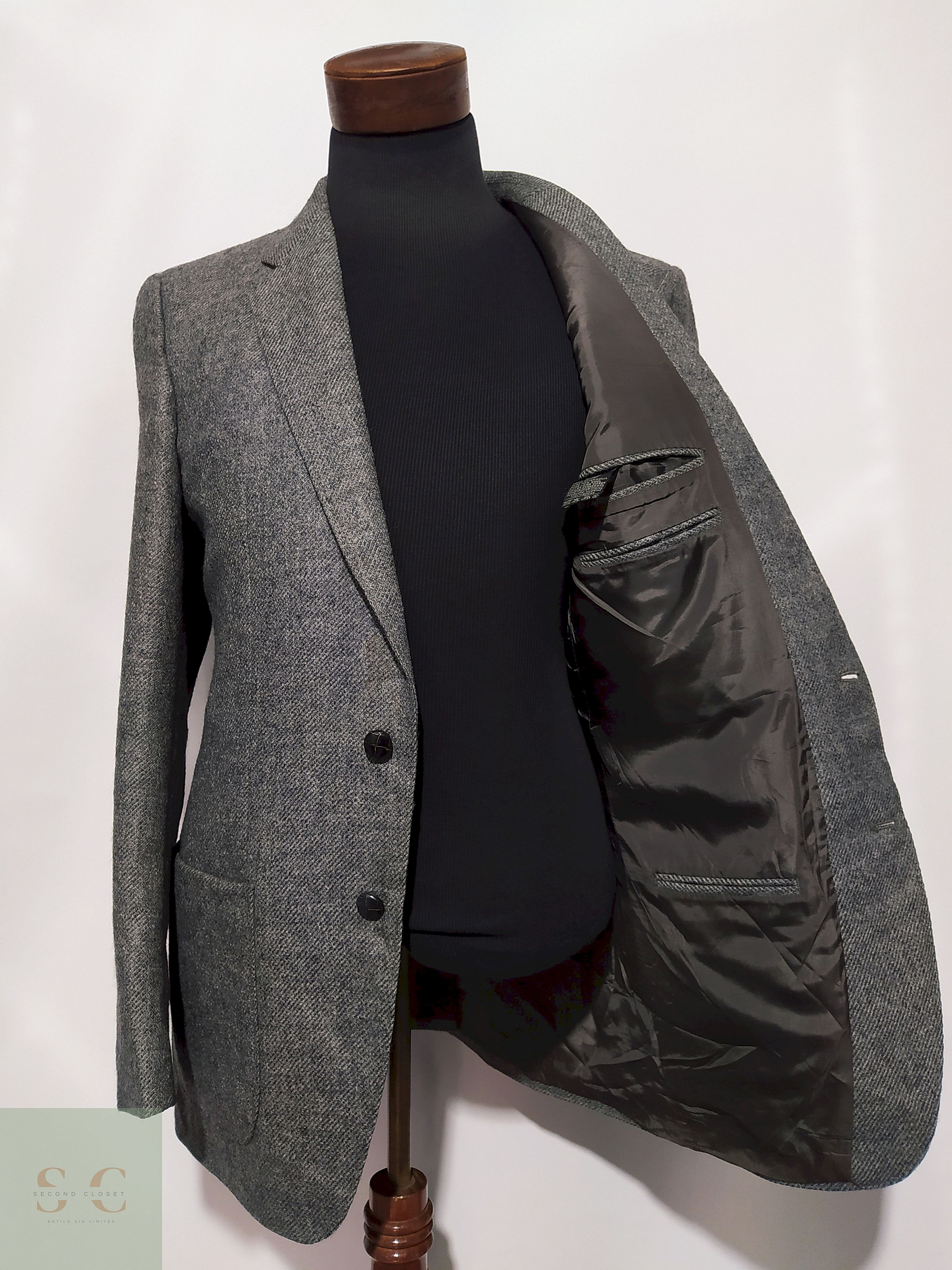 Blazer Tweed espiga Tweed grueso - – Talla M 2