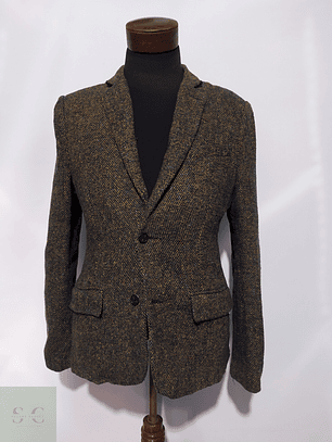 Blazer Tweed ligero - Café – Talla SM