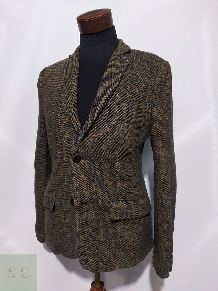 Blazer Tweed ligero - Café – Talla SM 3