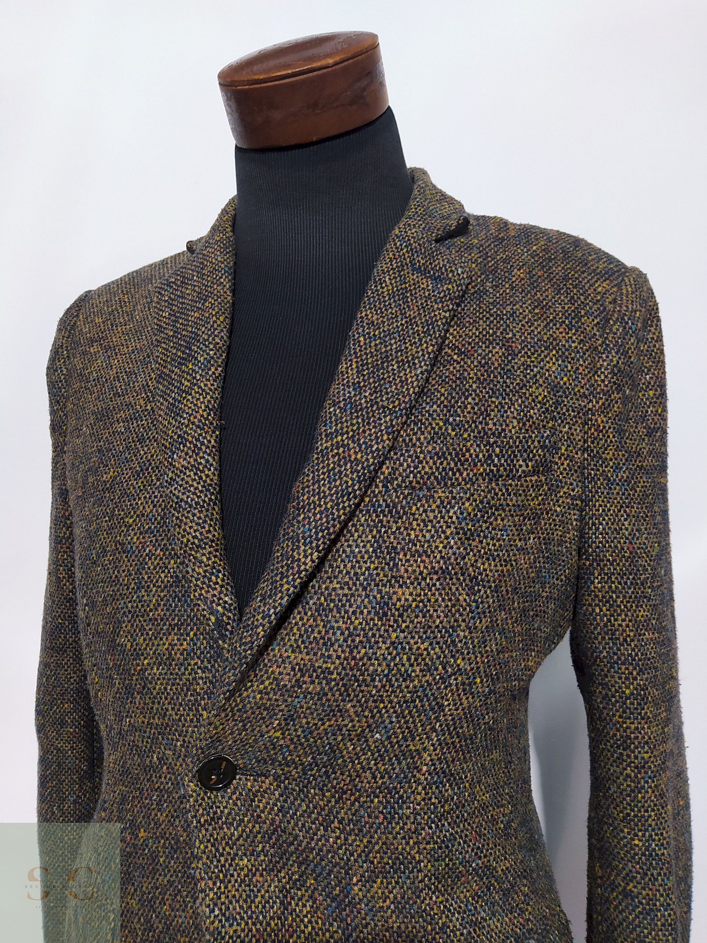 Blazer Tweed ligero - Café – Talla SM 4