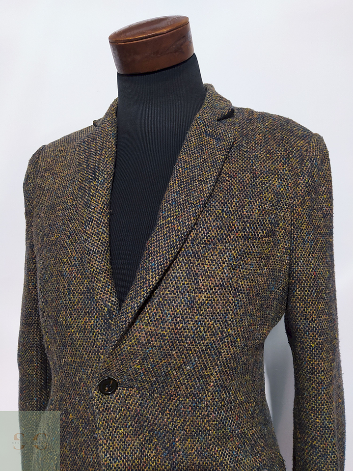 Blazer Tweed ligero - Café – Talla SM 4