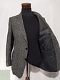Blazer Tweed botón cuero Lana virgen - – Talla SM - Miniatura 2