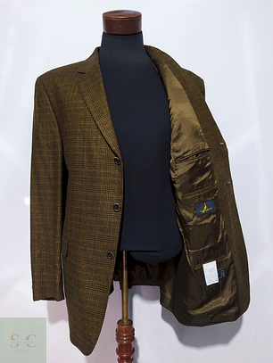 Blazer Van Graaf 100% cashmere chaqueta Café – Talla XL