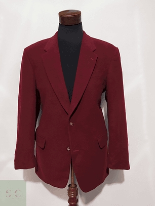Blazer Finke Lana virgen cashmere poliamida Cherry – Talla XL