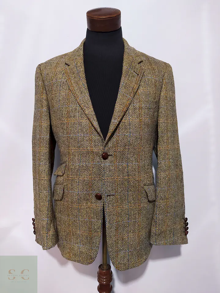 Blazer Harris Tweed - Dorado – Talla M 4