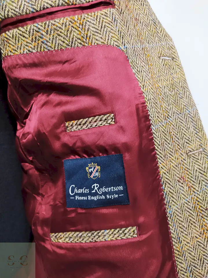 Blazer Harris Tweed - Dorado – Talla M 5