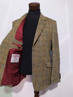 Blazer Harris Tweed - Dorado – Talla M