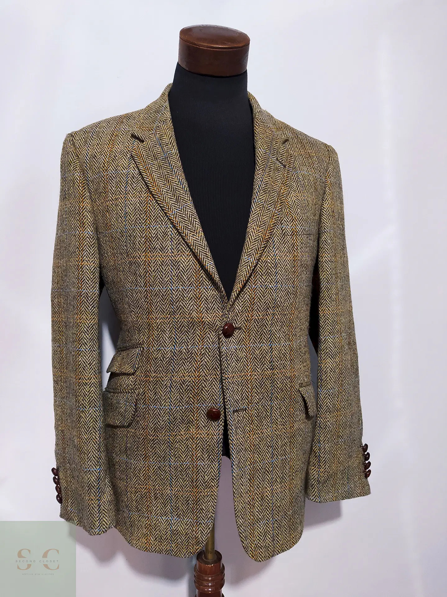 Blazer Harris Tweed - Dorado – Talla M 6