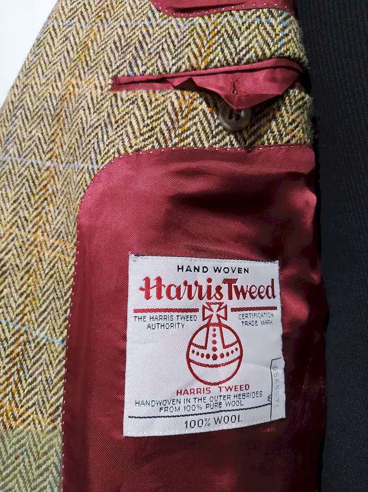 Blazer Harris Tweed - Dorado – Talla M 8