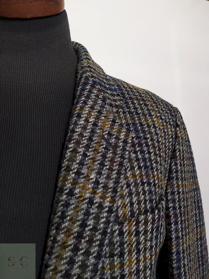 Blazer Jaeger 100% lana virgen Pata de gallo – Talla ML 2